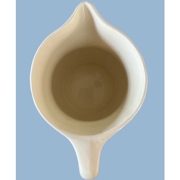 Vtg 40s Persian Ware Hand Painted Pitcher Vase German Farmhouse Abstract Whimsy - Picture 5 of 11